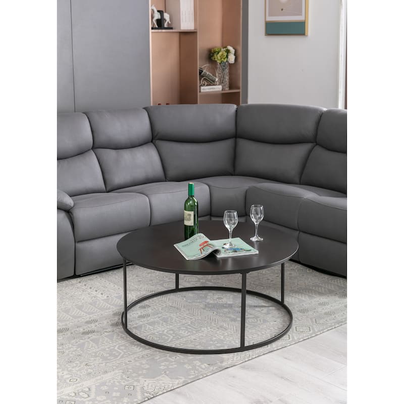 Robertson Round Metal Coffee Table