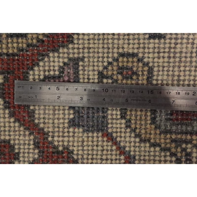 Hand Knotted Oriental 100% Wool Carpet Traditional Animal Pictorial Beige & Ivories Ziegler Area Rug - 3' 0'' X 2' 0''