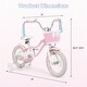 preview thumbnail 3 of 8, Gymax 14'' Kids Bike w/Training Wheels Hand Coaster Brakes Adjustable