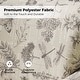 preview thumbnail 16 of 53, HULALA HOME Georg Transitional Floral Fabric Swivel Rocker Chair with Removable Backrest and Rolled Armrest Set of 2
