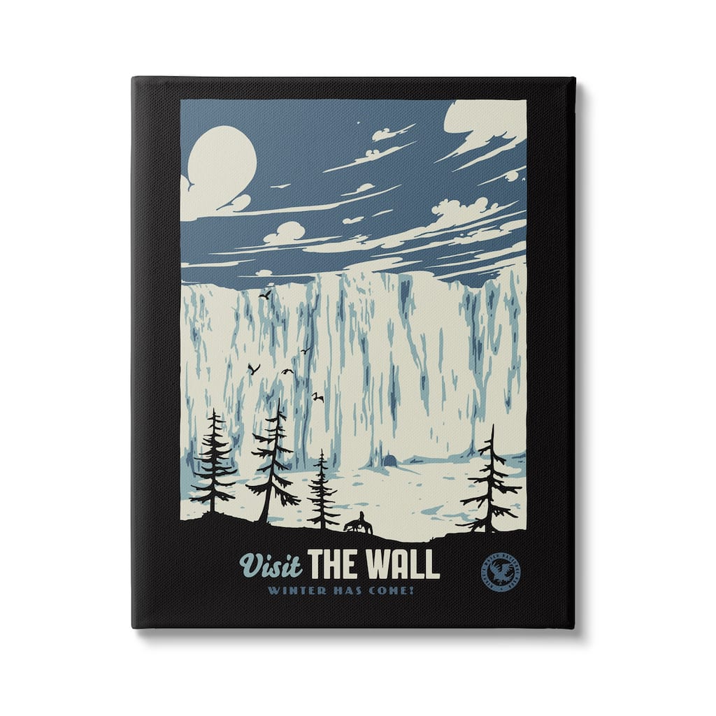 Stupell Winter Has Come Fantasy Landscape Stretched Canvas Wall Art, Design by Matheus Lopes Castro