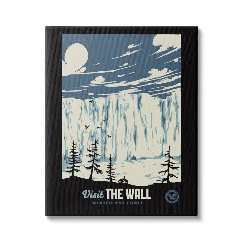 Stupell Winter Has Come Fantasy Landscape Stretched Canvas Wall Art, Design by Matheus Lopes Castro - 16 x 20