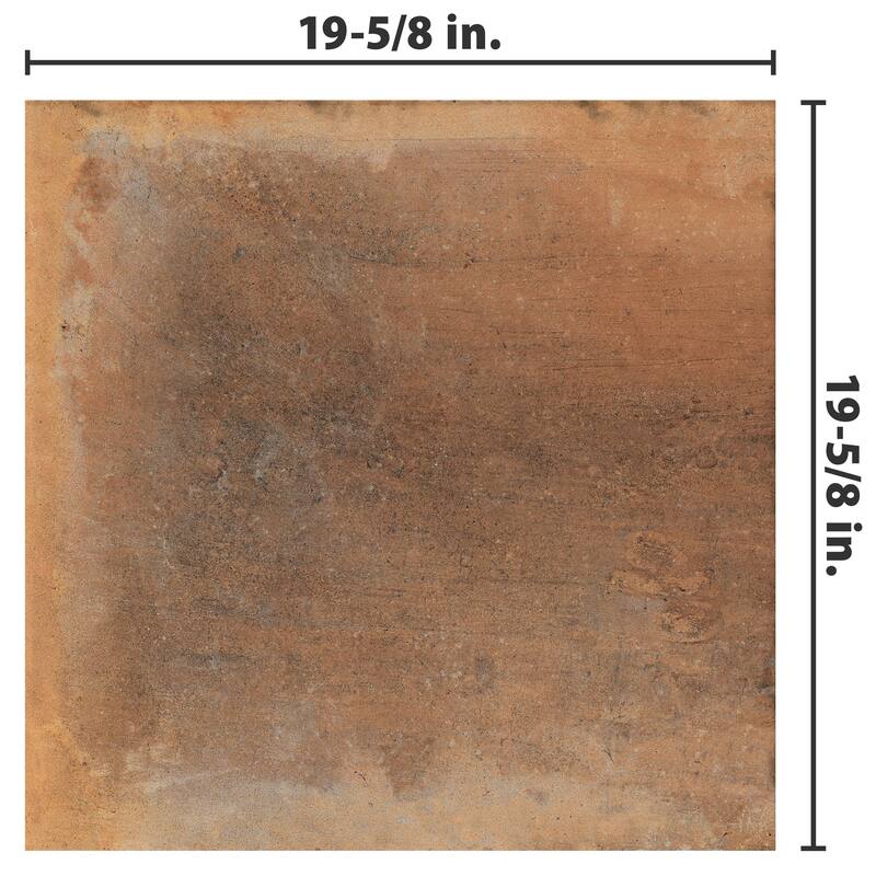 Merola Tile Adobe Terra 19-5/8" x 19-5/8" Porcelain Floor and Wall Tile