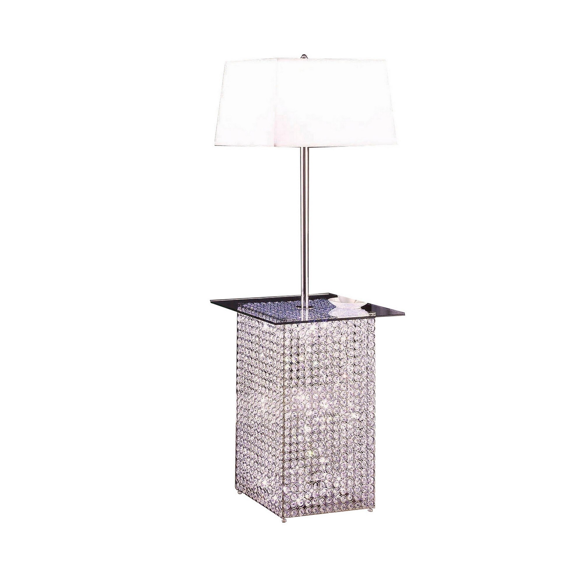 Crystal floor store lamp value city