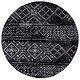 preview thumbnail 58 of 85, SAFAVIEH Adirondack Maisie Moroccan Boho Distressed Rug 6' Round - Black/Silver - Round