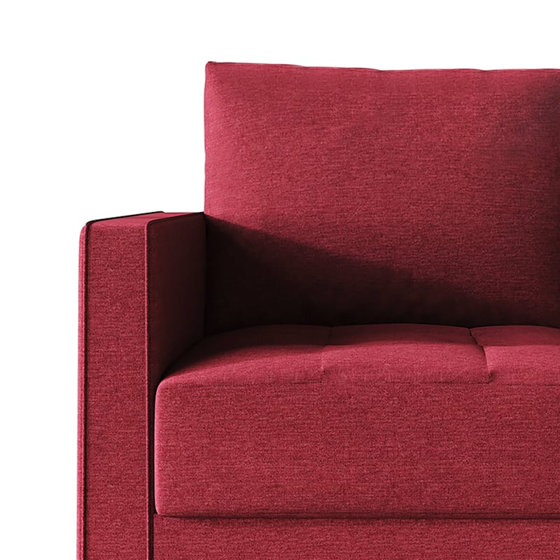 CraftPorch Contemporary Minimalist Linen Upholstered Arm Chair