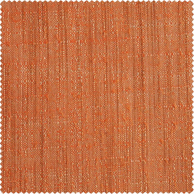 Exclusive Fabrics Rustic Linen Weave Light Filtering Curtains for Bedroom & Living Room Curtains - 2 Panel Drapes