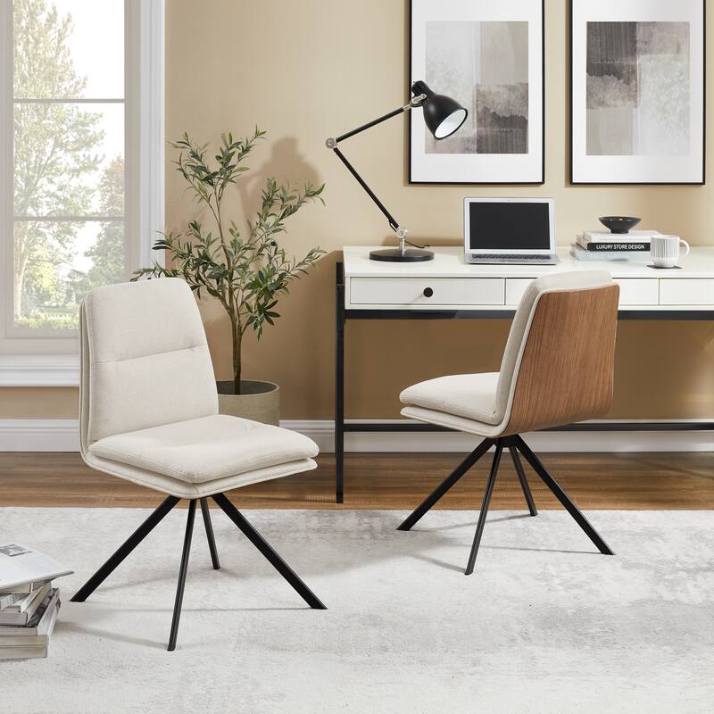 Art Leon Modern Swivel Accent Chair (Set of 2)