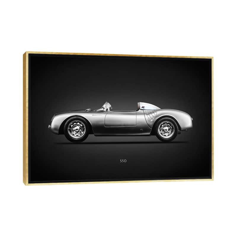 iCanvas "Porsche 550 Spyder" by Mark Rogan Framed Canvas Print - Gold - 32x48