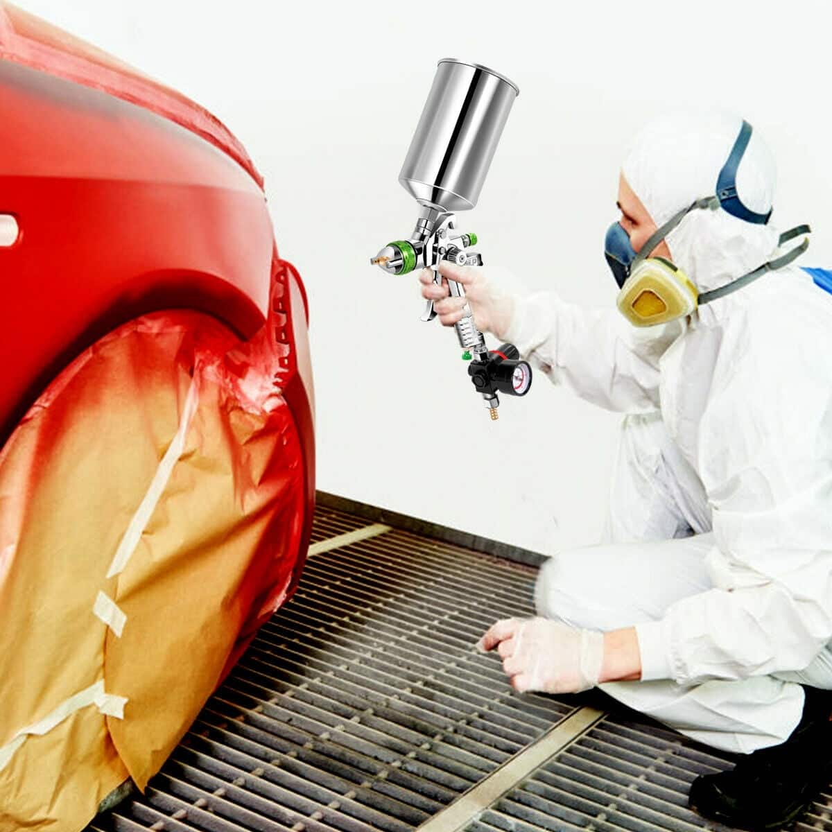 Air Spray Gun Kit Gravity Feed Auto Paint Primer Bed Bath & Beyond