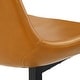 preview thumbnail 9 of 103, LUE BONA Modern Industrial Counter Stools Faux Leather Upholstered Counter Height Bar tools with Back