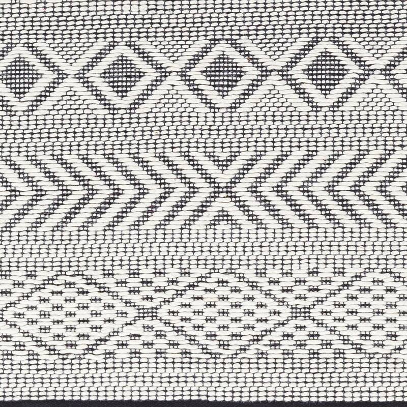Fayzae Handmade Boho Wool Blend Area Rug