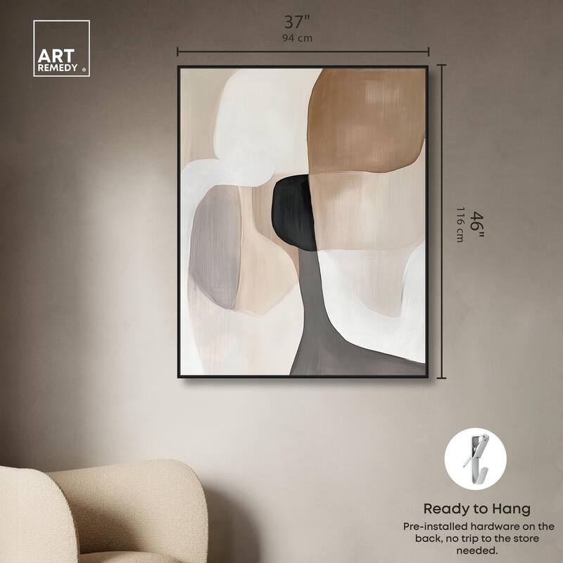 Curvilinear Composition II Canvas by Art Remedy