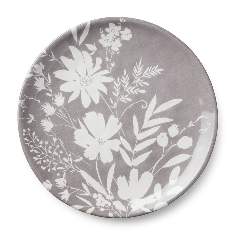 Certified International Wildflowers 10.5" Dinner Plates, Set of 4 Assorted Designs - 10.50"L x 10.50"W x 1.00"H