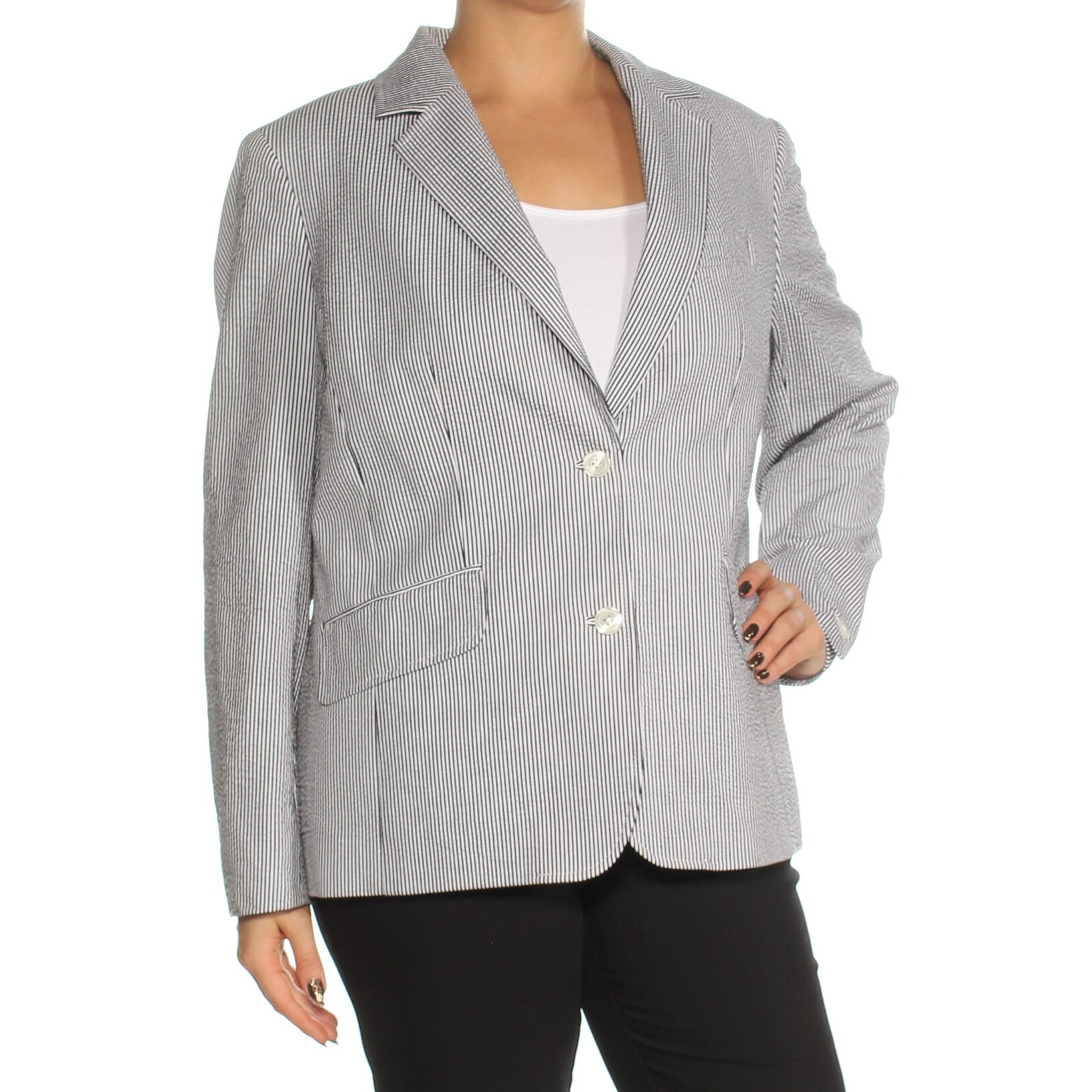 anne klein suits plus size
