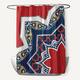 71 x 74-inch Rising Star Geometric Print Shower Curtain