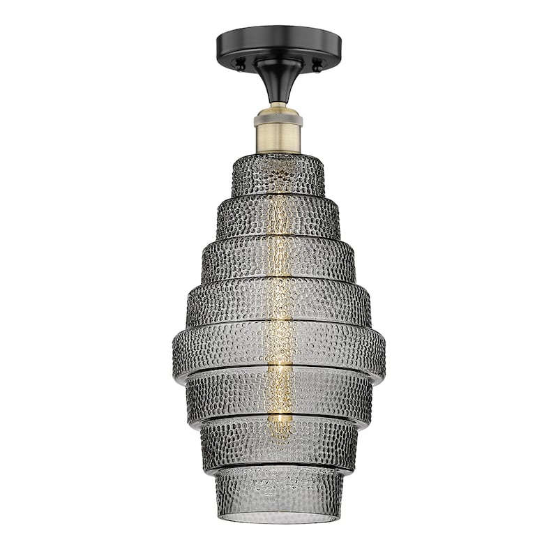Innovations Lighting Edison Cascade - 1 Light 8" Semi-Flush Mount