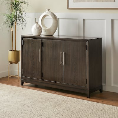 Morelia Brown Finish 3-Door Buffet Server with Wine Storage by iNSPIRE Q Classic