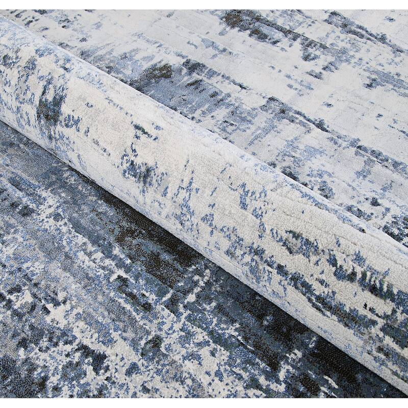 Dream Decor Rugs Provencal Washed Gray Abstract Area Rug