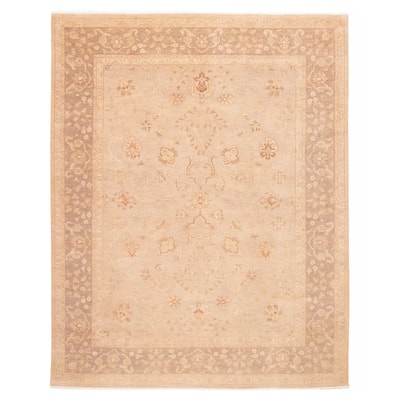 ECARPETGALLERY Hand-knotted Chobi Finest Beige Wool Rug - 8'11 x 11'8
