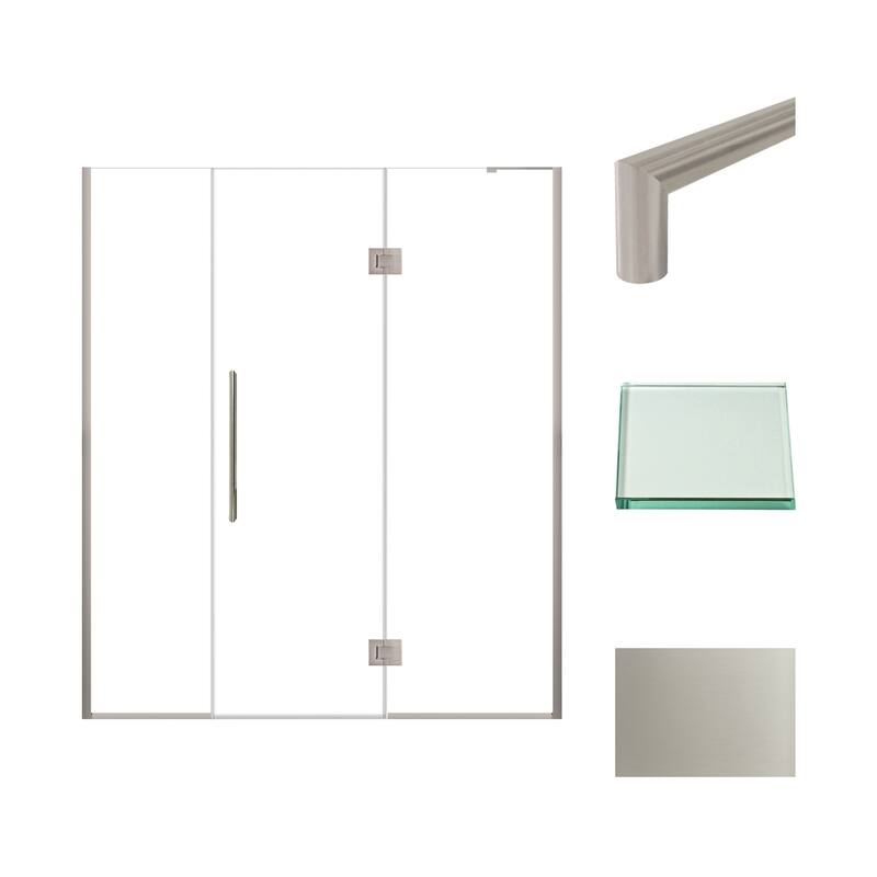 Transolid EHTF68267610C-T Elizabeth 76" High x 68" Wide Hinged Semi