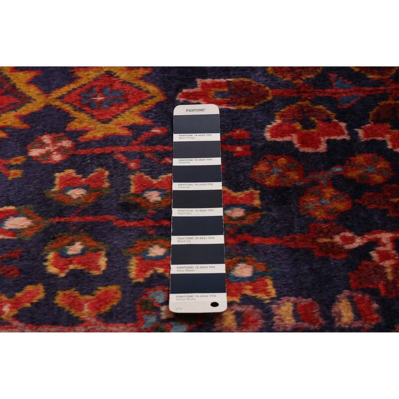 ECARPETGALLERY Hand-knotted Andelz Navy Wool Rug - 4'3 x 7'1