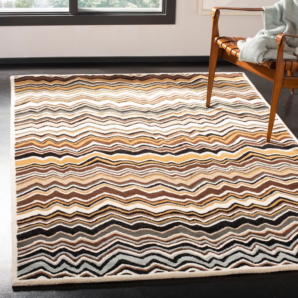 SAFAVIEH Handmade Wyndham Gulzhan Modern Wool Rug
