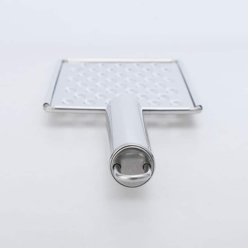 Stainless Steel Cheese Grater Fruit Vegetable Grater for Restaurant - Silver Tone - 10.2" x 3.3"
