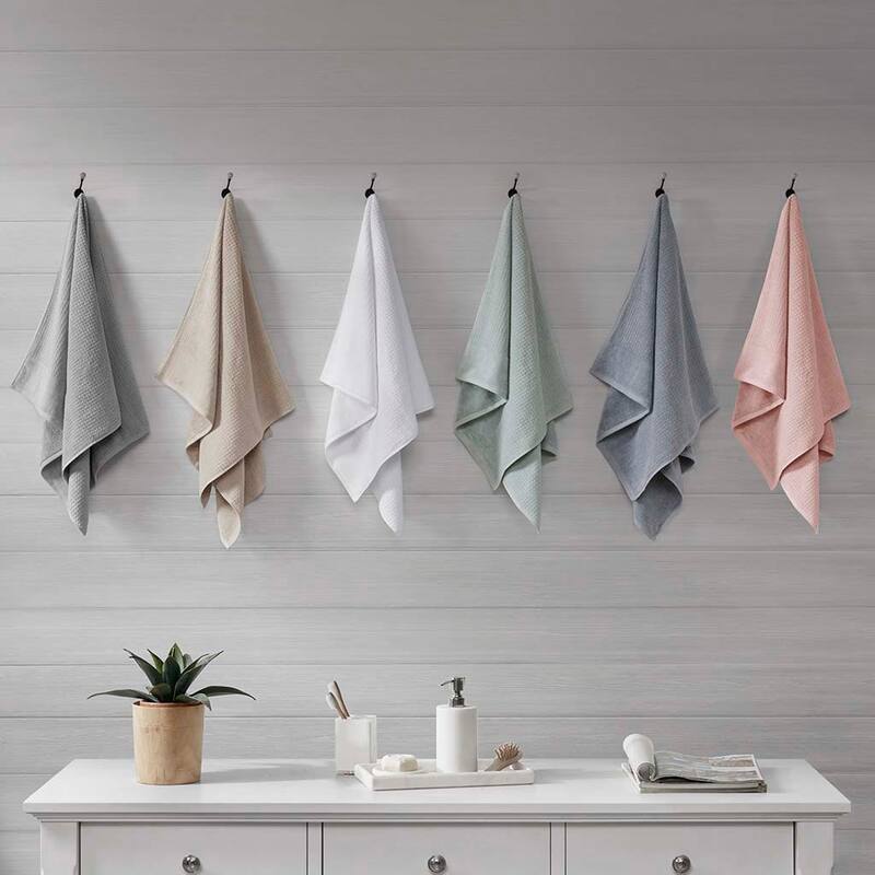 Cotton Antimicrobial Bath Towel 6 Piece Set