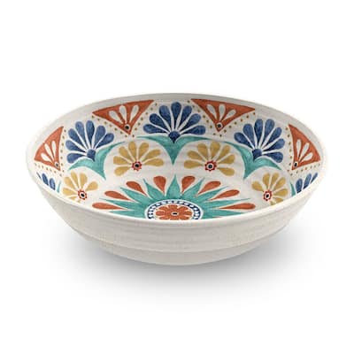 Abode Homewares by TarHong Desert Rio Serve Bowl,Merge,12.6"/142 oz.