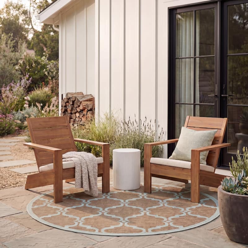 SAFAVIEH Courtyard Charleen Indoor/ Outdoor Waterproof Patio Backyard Rug