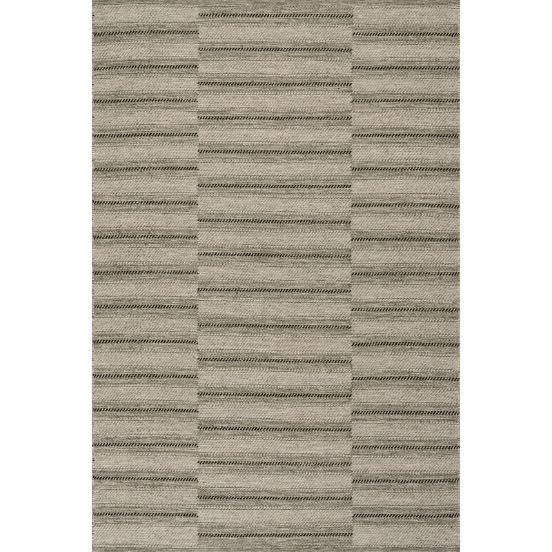 Nate Berkus Mateo Striped Wool Cozy Area Rug - 4' x 6' - Olive - Rectangle