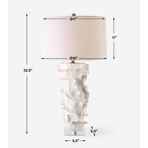 Uttermost Wisp White Table Lamp - 32.5'' H X 18'' W X 18'' D