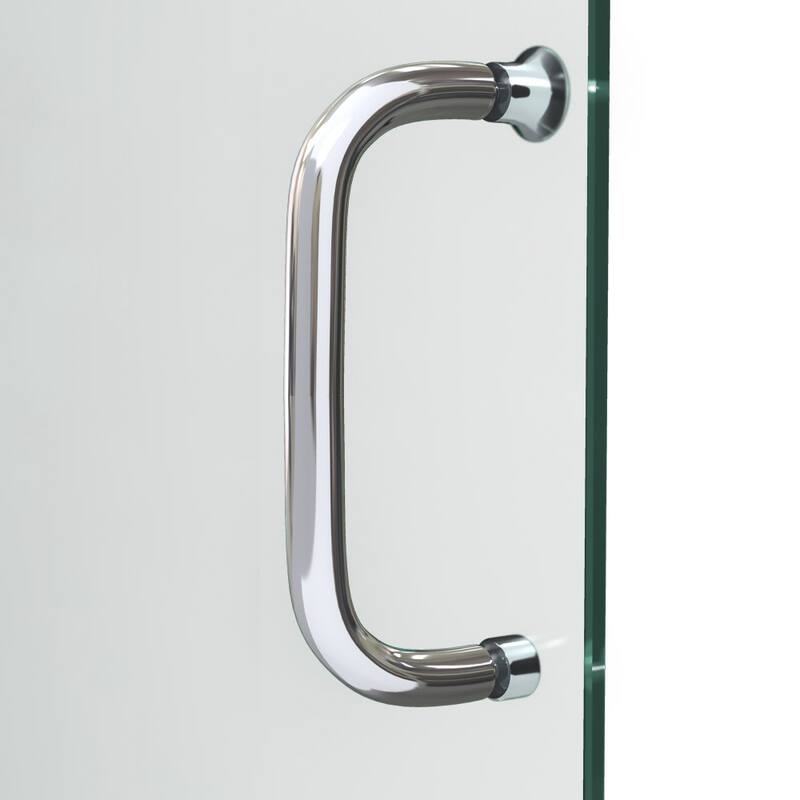 DreamLine Infinity-Z 36 in. D x 48 in. W x 76 3/4 in. H Sliding Shower Door, Shower Base and Backwall Kit
