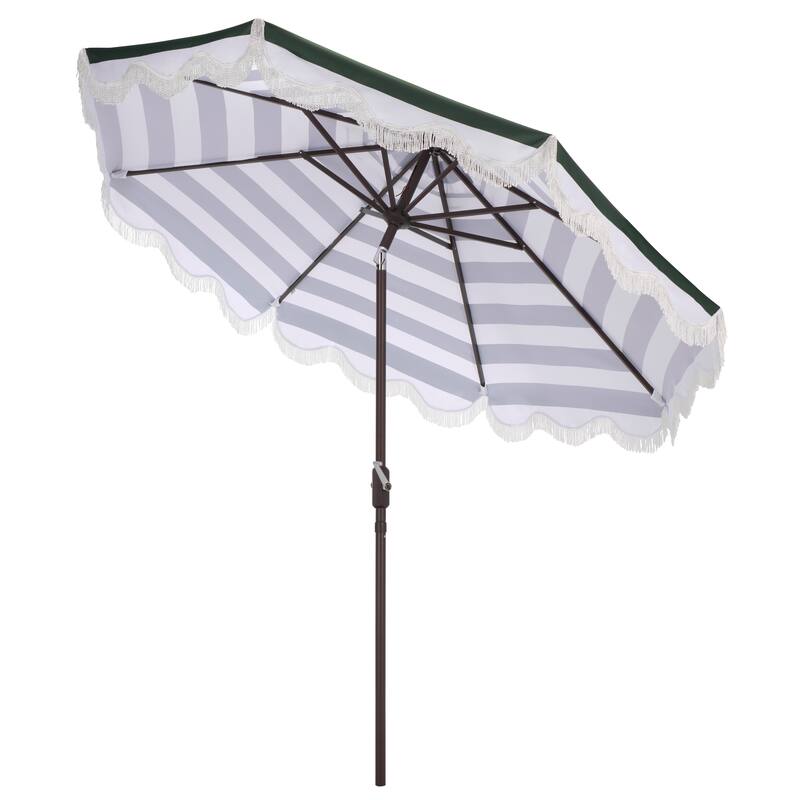 SAFAVIEH Outdoor Living Lucerna 9ft Crank Umbrella
