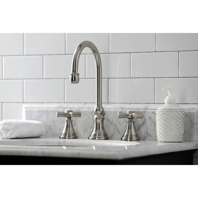 Millennium 8 in. Widespread Bathroom Faucet - Brushed Nickel