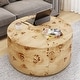 preview thumbnail 12 of 11, Moasis Tree Burl Bark Wood Coffee Table Wood