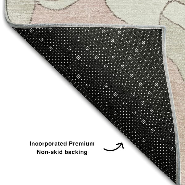 Premium Washable Super Soft Modern Floral Mayfield Rug