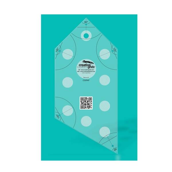 Creative Grids Angle Finder Quilt Ruler and Binding Tool Creative Grids Angle Finder Quilt Ruler and Binding Tool