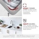 preview thumbnail 22 of 25, STYLISH 9 inch Stainless Steel 18G Dual Mount Bar Sink Handmade