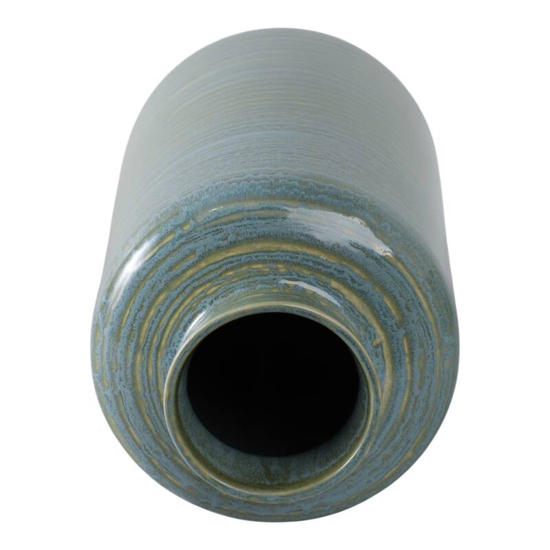 Decorative Vase - Green Ceramic Minimalist
