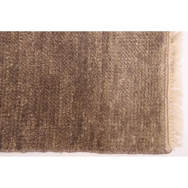 ECARPETGALLERY Hand-knotted Pak Finest Gabbeh Grey, Taupe Wool Rug - 9'4 x 11'10