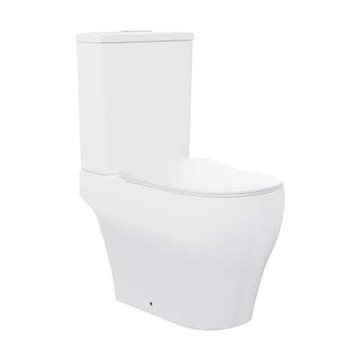 Lune Two-Piece Elongated Toilet Dual-Flush 1.1/1.6 Gpf - 25.59" x 14.171" x 31.5"