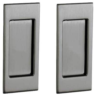 Baldwin Santa Monica Full Dummy Pocket Door Set with Double Door Catch