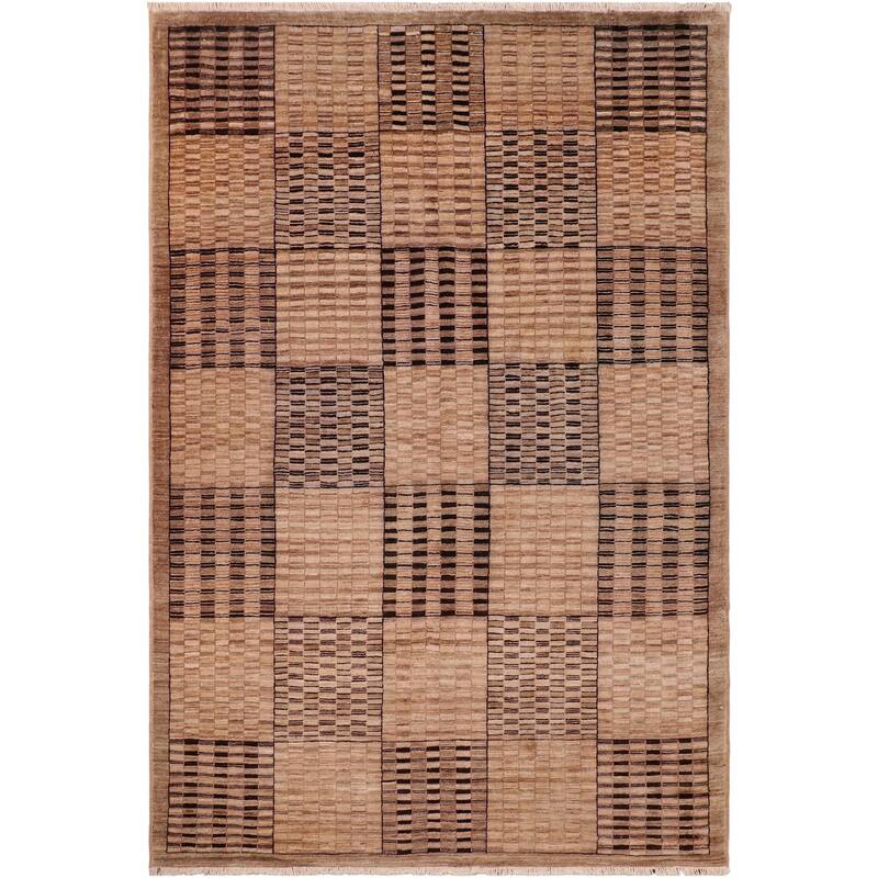 Chic Terrain Gabbeh Hand Knotted Wool Area Rug - 5'10'' x 8'6''