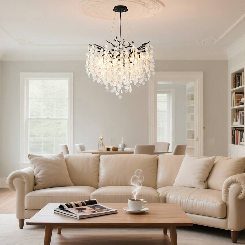 Modern Tree Branch Chandelier Crystal Pendannt Light Fixtures