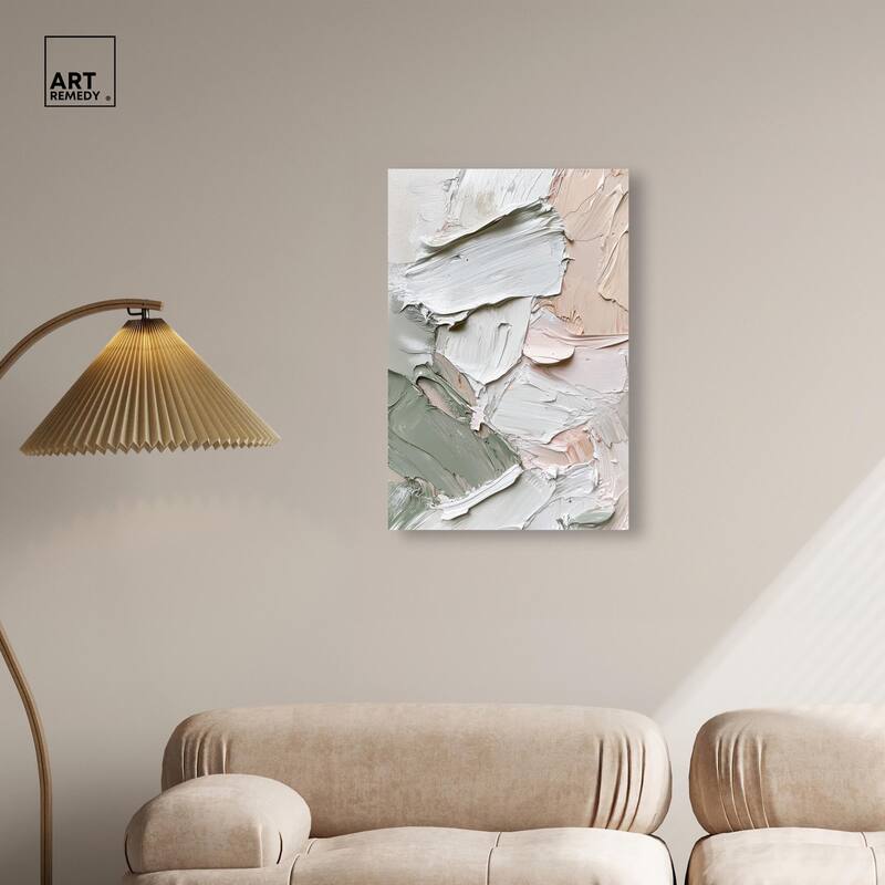 Creamy Contours I Canvas by Art Remedy, Gallery Wrapped