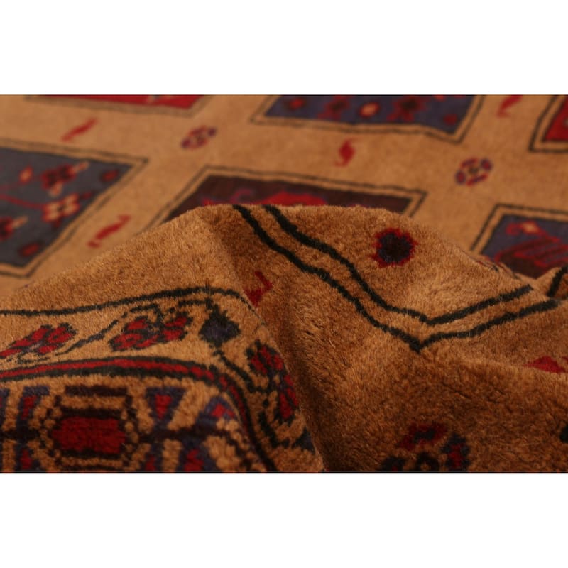 ECARPETGALLERY Hand-knotted Teimani Brown Wool Rug - 6'4 x 9'4