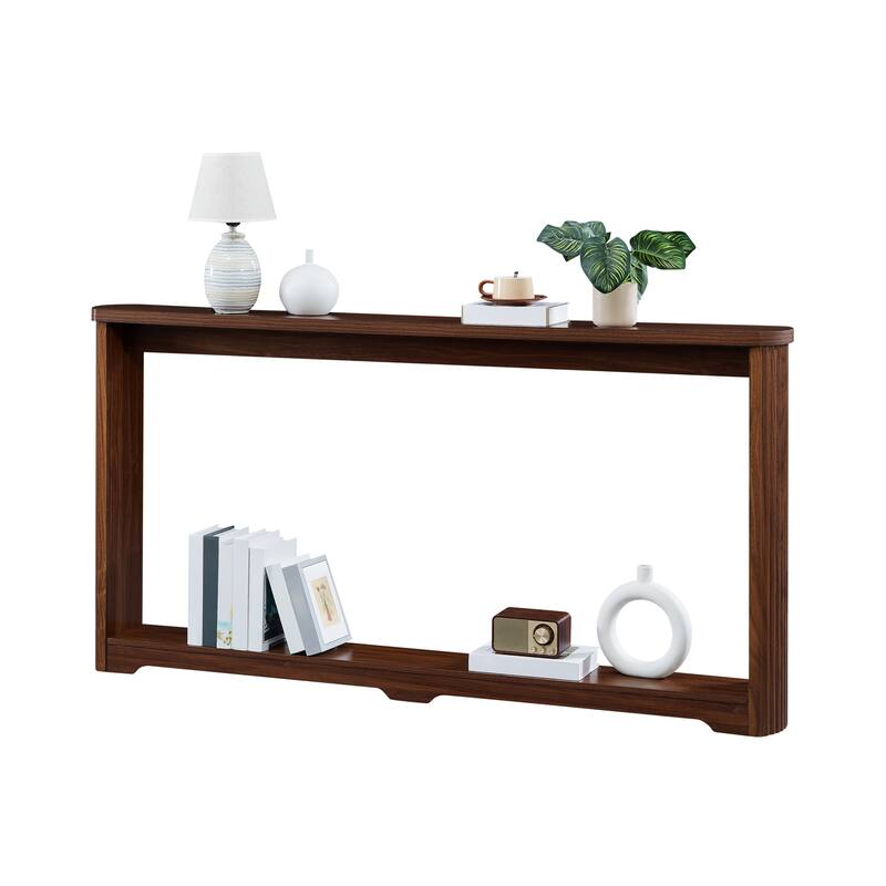 Entryway Table Narrow Console Table with Storage, Hallway Decor Wood Console Tables, Console Sofa Side Table for Foyer