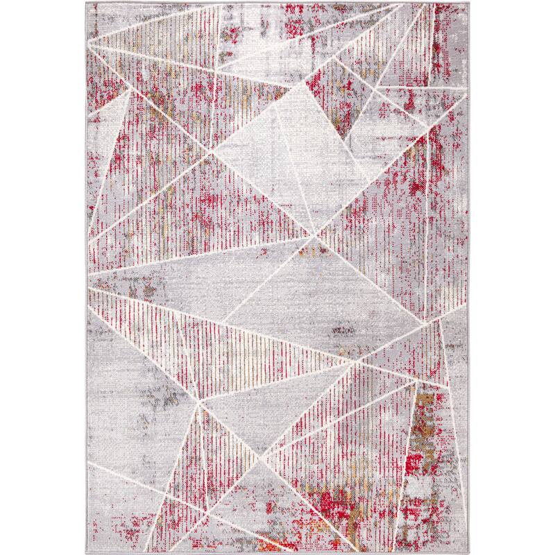 World Rug Gallery Geometric Modern Area Rug